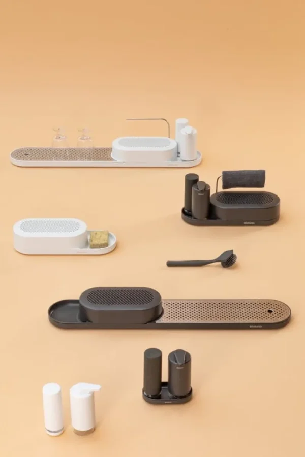 Brabantia Badezimmeraccessoires | Küchenutensilien^SinkStyle Seifenspender, 200 ml, Mineral Infinite Grey