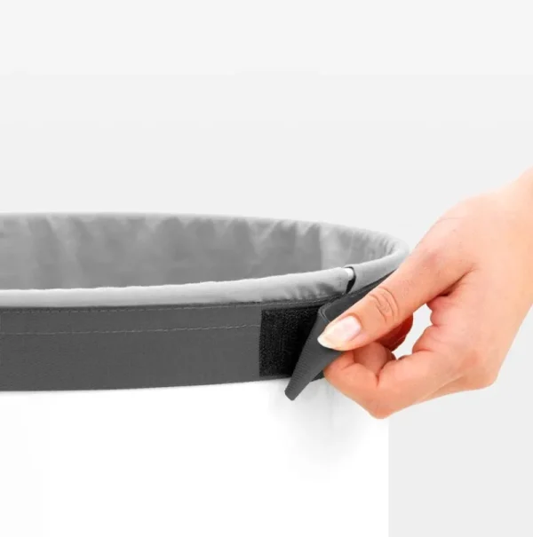 Brabantia Wäschekörbe^Wäschebehälter, 35 l, weiß - Korkdeckel