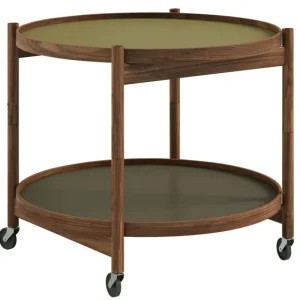 Brdr. Kru00fcger Tische-Brdr. Krüger Bølling Tabletttisch, 60 cm, Nussbaum geölt – Leaf