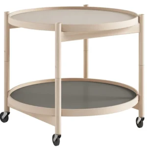 Carl Hansen & Su00f8n Tische-Brdr. Krüger Bølling Tabletttisch, 60 cm, Buche geölt – Stone