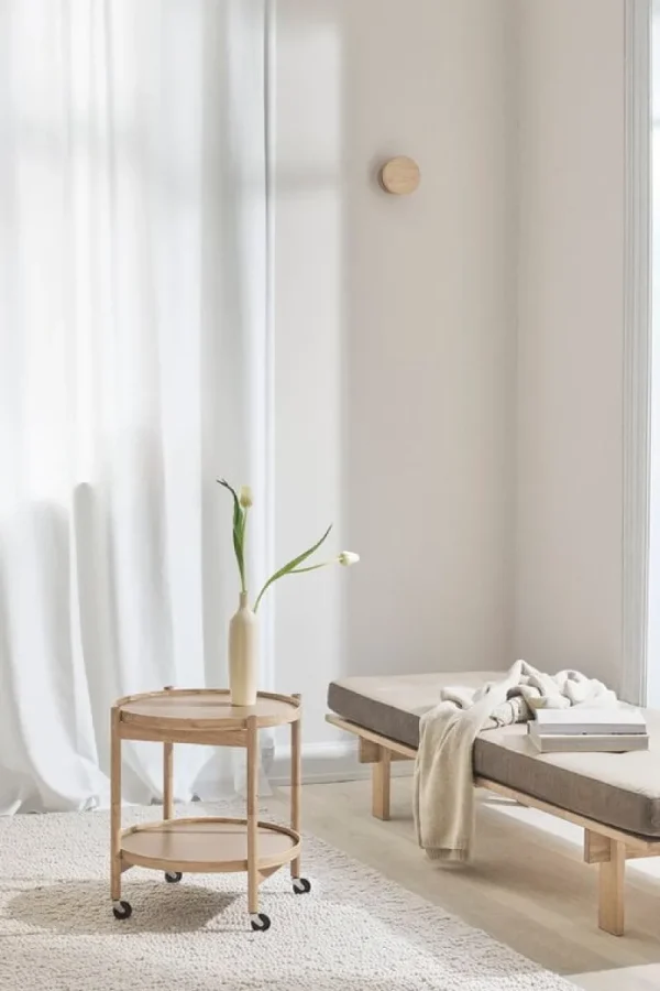 Audo Copenhagen Tische-Brdr. Krüger Bølling Tabletttisch, 50 cm, Buche geölt – Earth