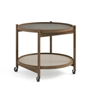 ferm LIVING Tische-Brdr. Krüger Bølling Tabletttisch, 60 cm, Eiche geräuchert – Stone