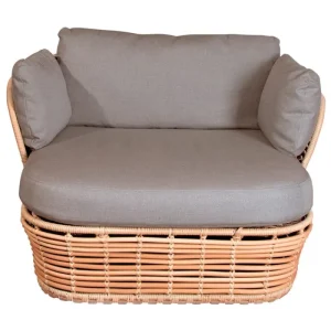 Cane-line Terrassenmöbel^Basket Loungesessel, Natur – Taupe