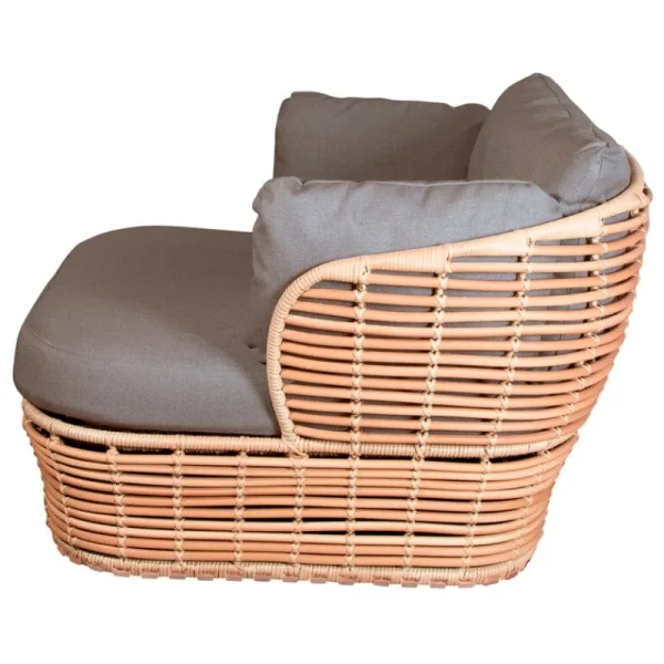 Cane-line Terrassenmöbel^Basket Loungesessel, Natur – Taupe