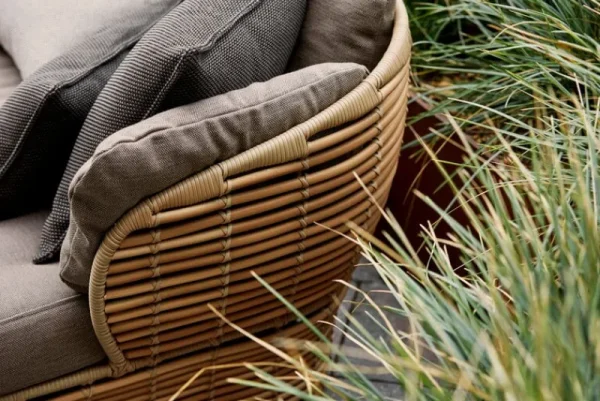 Cane-line Terrassenmöbel^Basket Loungesessel, Natur – Taupe