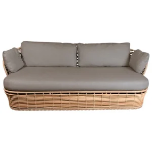 Cane-line Terrassenmöbel^Basket 2-Sitzer-Sofa, Natur – Taupe