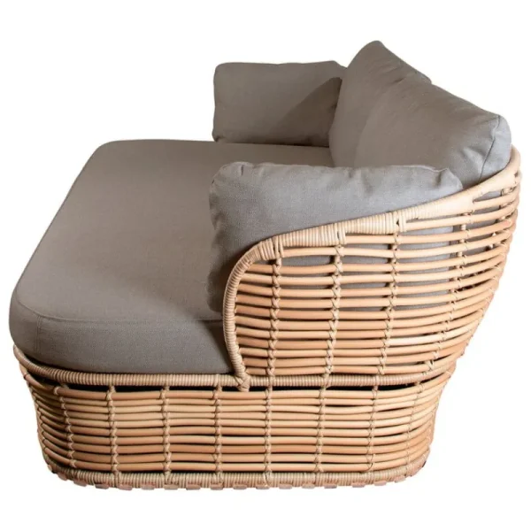 Cane-line Terrassenmöbel^Basket 2-Sitzer-Sofa, Natur – Taupe