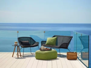 Cane-line Terrassenmöbel^Breeze Loungesessel, schwarz