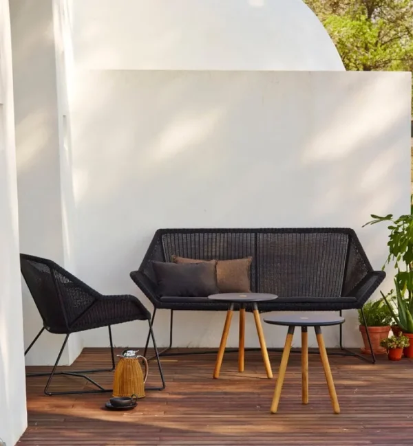Cane-line Terrassenmöbel^Breeze Loungesessel, schwarz