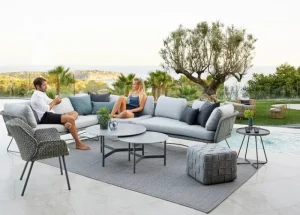 Cane-line Outdoor-textilien | Kissen^Divine Kissen, 32 x 52 x 12 cm, mitternachtsblau