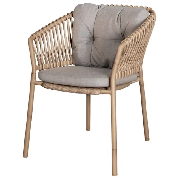 Cane-line Outdoor-textilien^Ocean Stuhlkissen-Set, Taupe