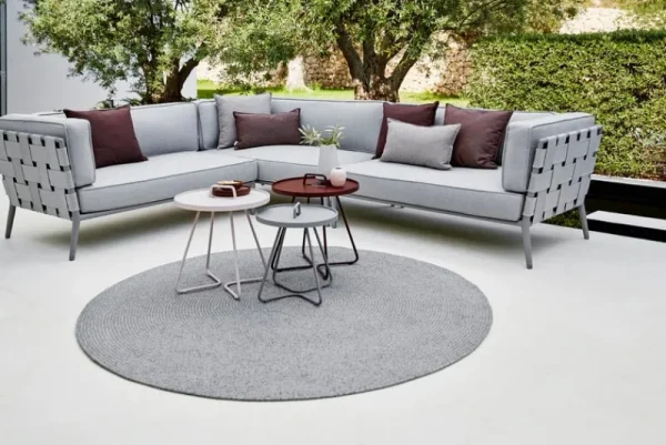 Cane-line Terrassenmöbel^On-the-move Tisch, klein, Dunkelrosa