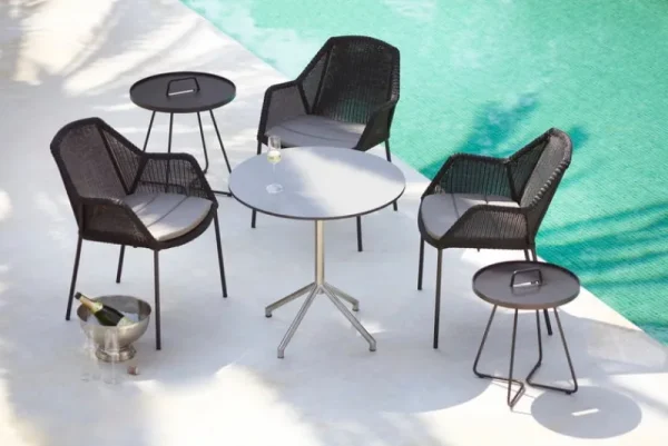 Cane-line Terrassenmöbel | Tische^On-the-move Tisch, klein, schwarz