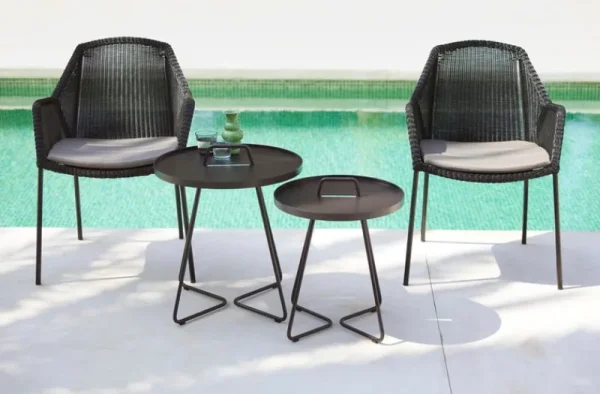 Cane-line Terrassenmöbel | Tische^On-the-move Tisch, klein, schwarz