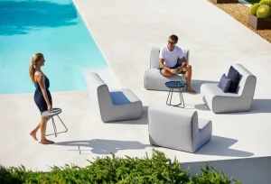 Cane-line Terrassenmöbel | Tische^On-the-move Tisch, klein, Dunkelblau