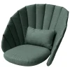 Cane-line Outdoor-textilien^Sitzkissenset für Peacock Loungesessel, Dunkelgrün