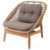 Cane-line Terrassenmöbel^String Loungesessel, Natur – Taupe