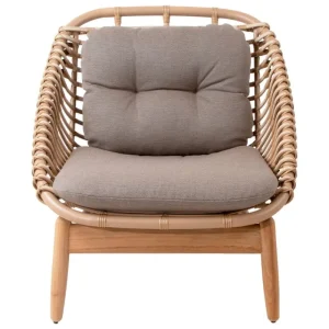 Cane-line Terrassenmöbel^String Loungesessel, Natur – Taupe