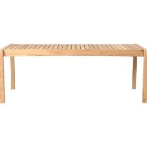 Carl Hansen & Su00f8n Terrassenmöbel^Carl Hansen & Søn AH912 Outdoor-Tisch/Bank, 48,5 x 123,5 cm, Teak