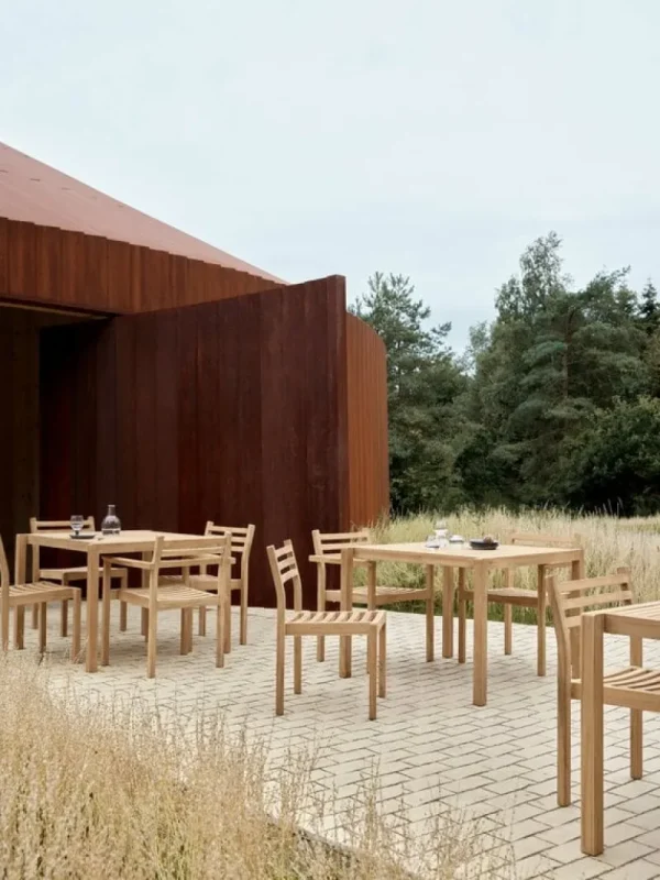 Carl Hansen & Su00f8n Terrassenmöbel^Carl Hansen & Søn AH902 Outdoor Esstisch, 100 x 98,5 cm, Teak