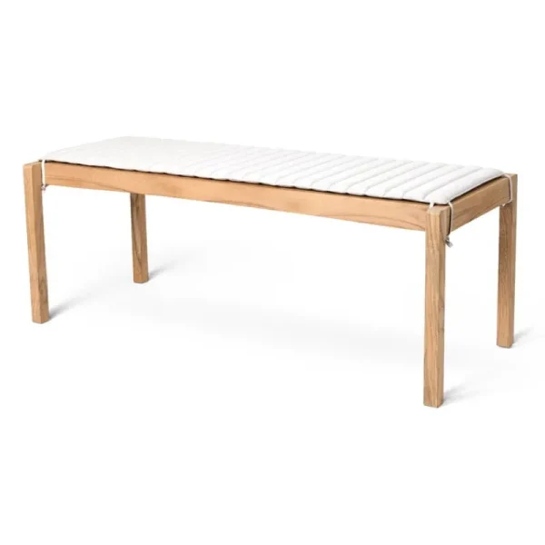 Carl Hansen & Su00f8n Terrassenmöbel^Carl Hansen & Søn AH912 Outdoor-Tisch/Bank, 48,5 x 123,5 cm, Teak