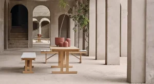 Carl Hansen & Su00f8n Terrassenmöbel^Carl Hansen & Søn BM1871 Bank, Teakholz