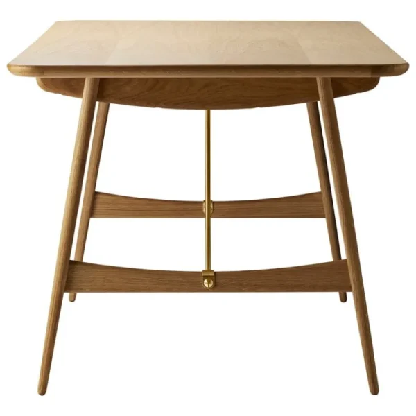 Carl Hansen & Su00f8n Tische-Carl Hansen & Søn BM1160 Hunting Esstisch, Eiche geölt - Messing