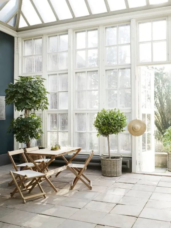 Carl Hansen & Su00f8n Terrassenmöbel^Carl Hansen & Søn BM5768 Liegestuhl-Fußhocker, Teakholz – Cremeweiß