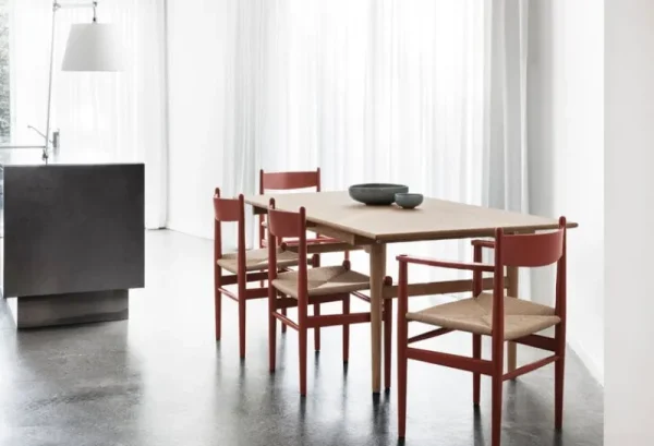 Carl Hansen & Su00f8n Tische-Carl Hansen & Søn CH327 Esstisch, Eiche Geölt