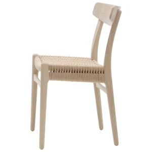 Warm Nordic Sitzgelegenheiten-Carl Hansen & Søn CH23 Stuhl, Eiche geseift - Naturkordel