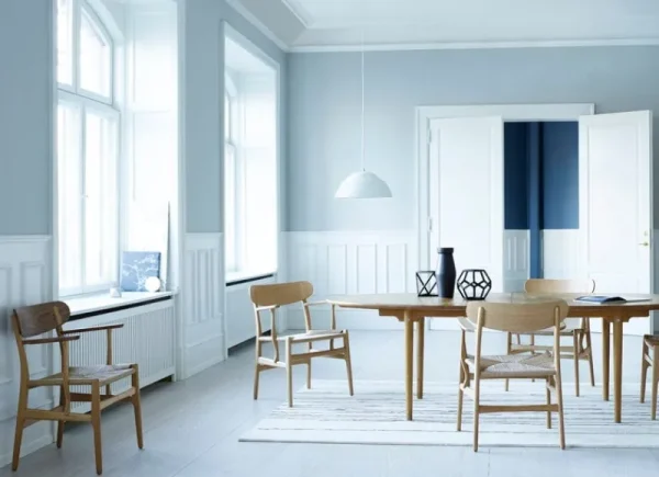 Carl Hansen & Su00f8n Sitzgelegenheiten-Carl Hansen & Søn CH26 Stuhl, geölte Eiche und Walnuss - Naturkordel