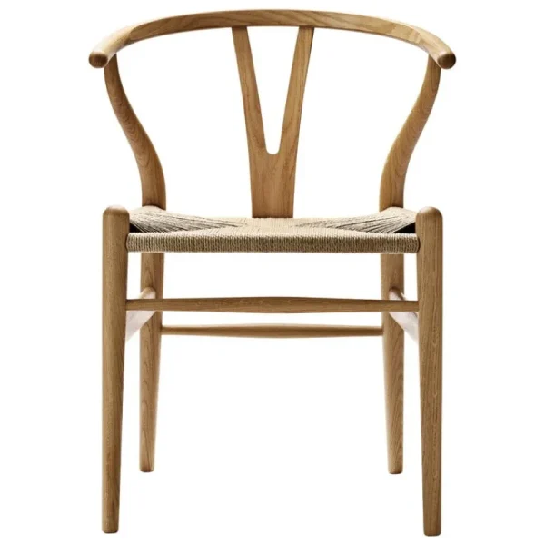 Vitra Sitzgelegenheiten-Carl Hansen & Søn CH24 Wishbone Stuhl, Eiche geölt - Naturkordel