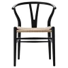 Normann Copenhagen Sitzgelegenheiten-Carl Hansen & Søn CH24 Wishbone Stuhl, Eiche schwarz - Naturkordel