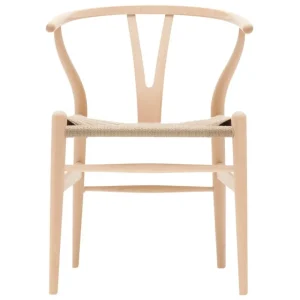 Carl Hansen & Su00f8n Sitzgelegenheiten-Carl Hansen & Søn CH24 Wishbone Stuhl, Buche geseift – Naturkordel