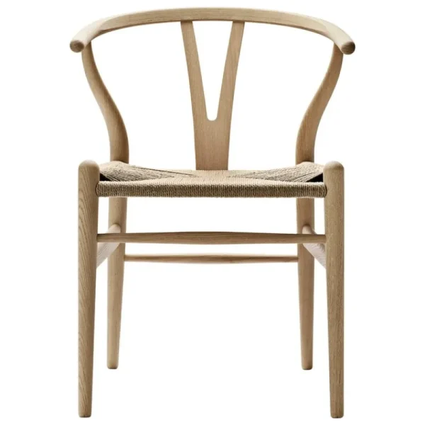 Muuto Sitzgelegenheiten-Carl Hansen & Søn CH24 Wishbone Stuhl, Eiche geseift - Naturkordel