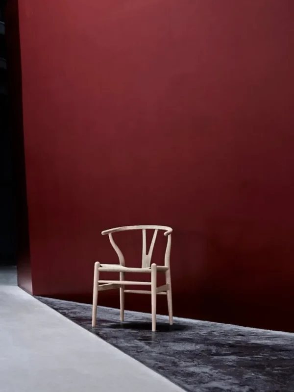 Muuto Sitzgelegenheiten-Carl Hansen & Søn CH24 Wishbone Stuhl, Eiche weiß geölt - Naturkordel