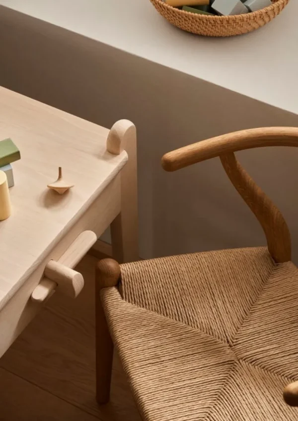 Kinder Carl Hansen & Su00f8n Möbel Für Das Kinderzimmer | Sitzgelegenheiten^Carl Hansen & Søn CH24 Wishbone Kinderstuhl, Eiche geölt - Naturkordel