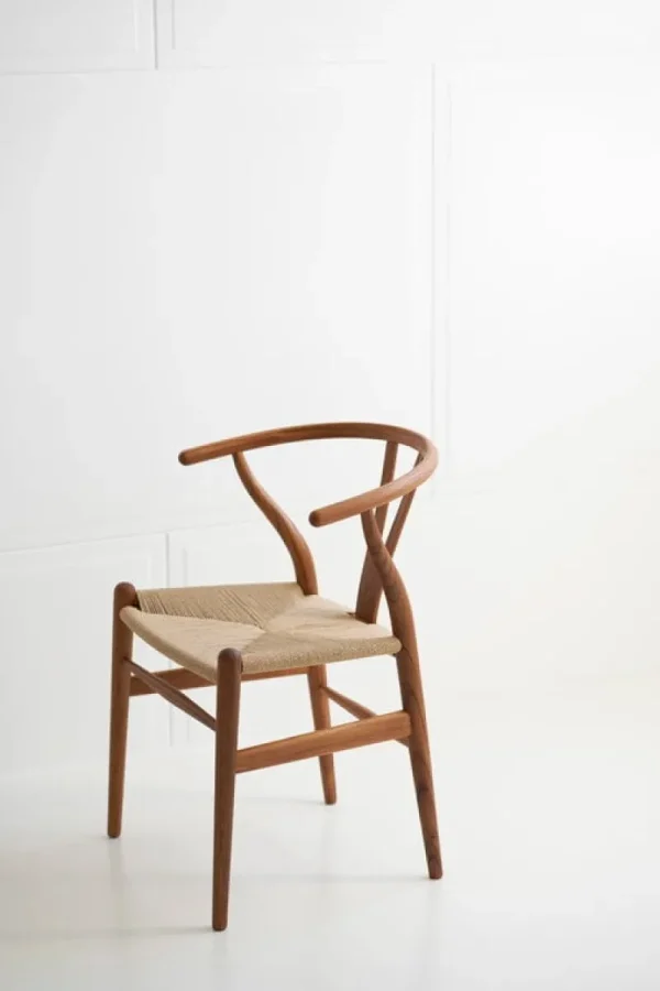 Artek Sitzgelegenheiten-Carl Hansen & Søn CH24 Wishbone Stuhl, geöltes Teak - Naturkordel