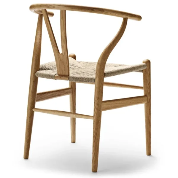 Vitra Sitzgelegenheiten-Carl Hansen & Søn CH24 Wishbone Stuhl, Eiche geölt - Naturkordel