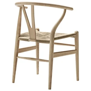 Muuto Sitzgelegenheiten-Carl Hansen & Søn CH24 Wishbone Stuhl, Eiche geseift - Naturkordel