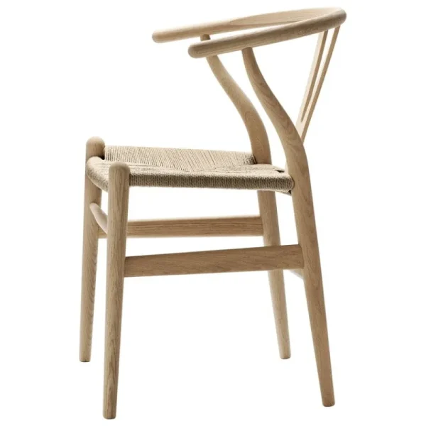 Muuto Sitzgelegenheiten-Carl Hansen & Søn CH24 Wishbone Stuhl, Eiche geseift - Naturkordel