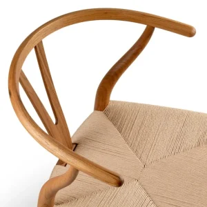 Artek Sitzgelegenheiten-Carl Hansen & Søn CH24 Wishbone Stuhl, geöltes Teak - Naturkordel