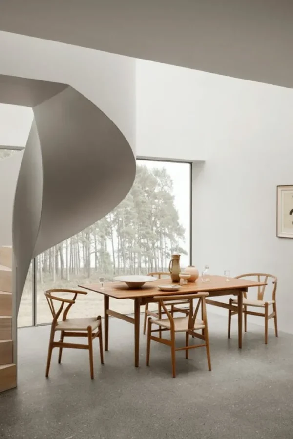 Artek Sitzgelegenheiten-Carl Hansen & Søn CH24 Wishbone Stuhl, geöltes Teak - Naturkordel