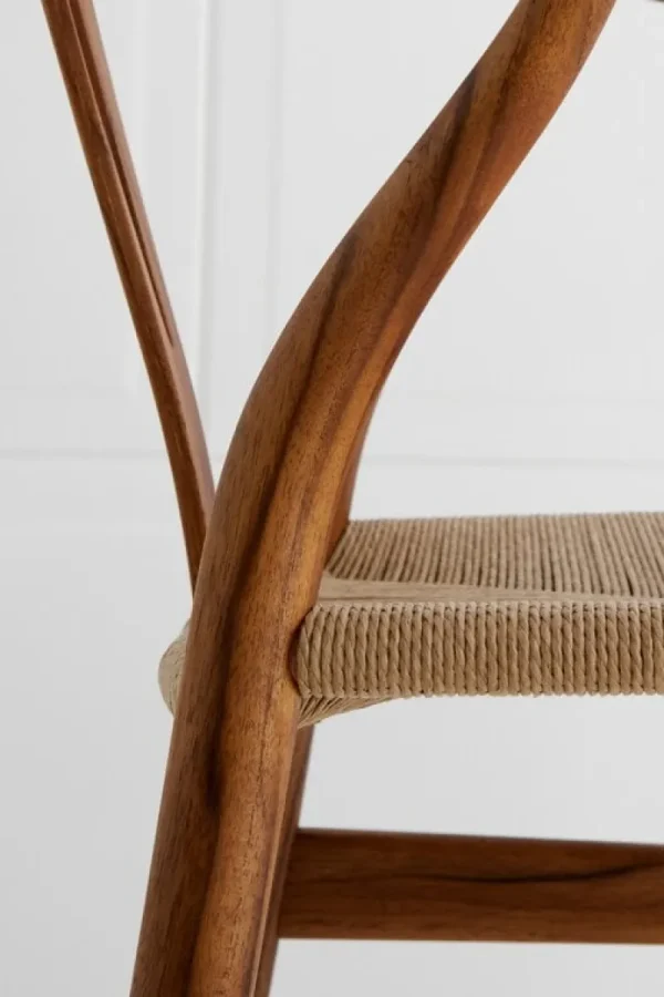 Artek Sitzgelegenheiten-Carl Hansen & Søn CH24 Wishbone Stuhl, geöltes Teak - Naturkordel
