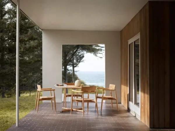 Carl Hansen & Su00f8n Terrassenmöbel^Carl Hansen & Søn Embrace E022 Esstisch, 110 cm, Teak