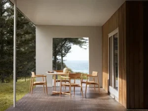 Carl Hansen & Su00f8n Terrassenmöbel^Carl Hansen & Søn Embrace E008 Esstischstuhl, Teak