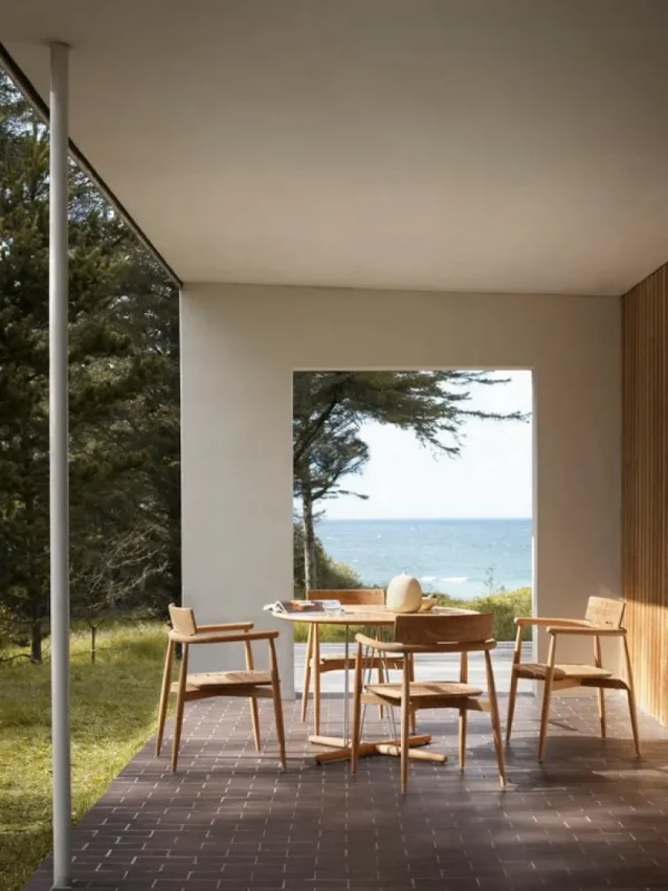 Carl Hansen & Su00f8n Terrassenmöbel^Carl Hansen & Søn Embrace E022 Esstisch, 110 cm, Teak