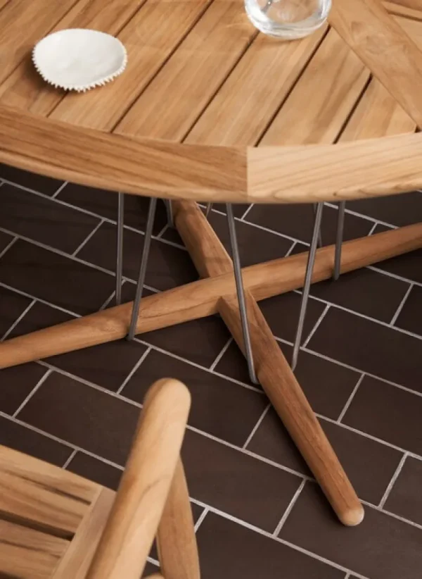 Carl Hansen & Su00f8n Terrassenmöbel^Carl Hansen & Søn Embrace E022 Esstisch, 110 cm, Teak