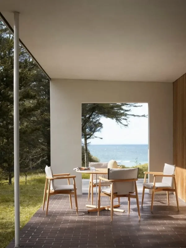 Carl Hansen & Su00f8n Terrassenmöbel^Carl Hansen & Søn Embrace E022 Esstisch, 110 cm, Teak