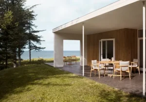 Carl Hansen & Su00f8n Terrassenmöbel^Carl Hansen & Søn Embrace E022 Esstisch, 110 cm, Teak
